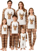 Awoscut Family Christmas Pajamas Matching Pajamas for Family, Xmas PJs Sets Holiday Sleepwear
