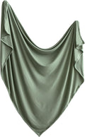 mushie Stretchy Baby Swaddle Blanket | Extra Soft & Snug Fit | 47"x47" by mushie