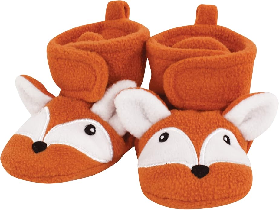 Hudson Baby Baby Animal Fleece Booties 2-pack - Image 3