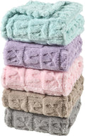 5 Pcs Baby Blanket Bow Checkerboard Ultra Soft Gift-Ready Plush by Unknown