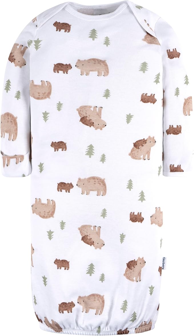 Gerber Baby Boys 4-Pack Sleeper Gown - Image 4