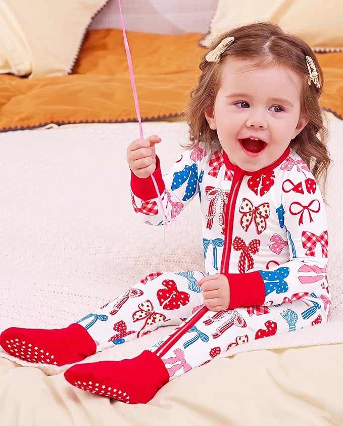 babee Reshinee Viscose derived from bamboo Baby Pajamas Convertible Footie - Image 6