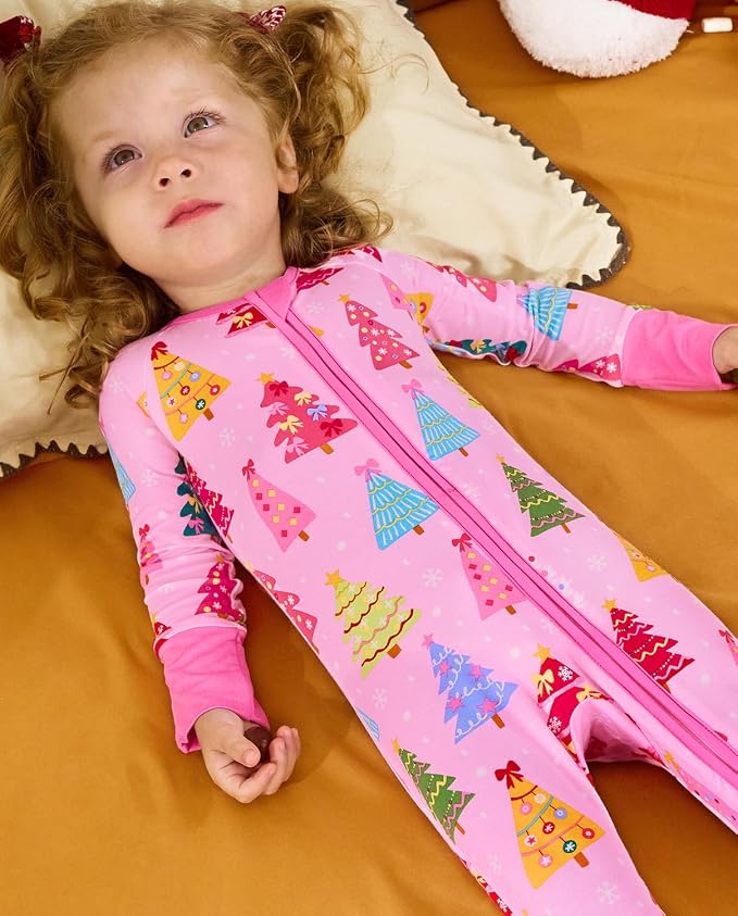 babee Reshinee Viscose Derived from Bamboo Baby Footie Pajamas Convertible - Image 5