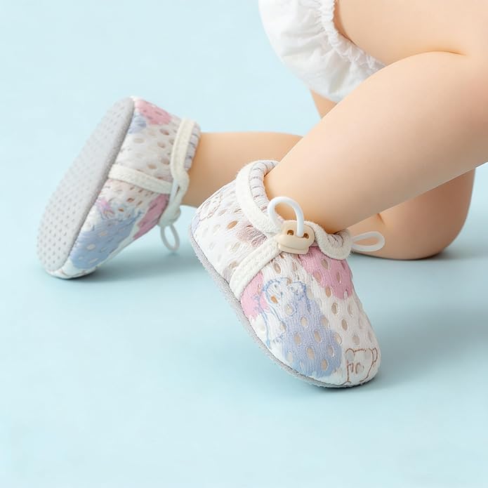Baby Booties Toddler Cozy First Walking Boots Stay-on Soft Cozy Cotton Non-Slip - Image 7