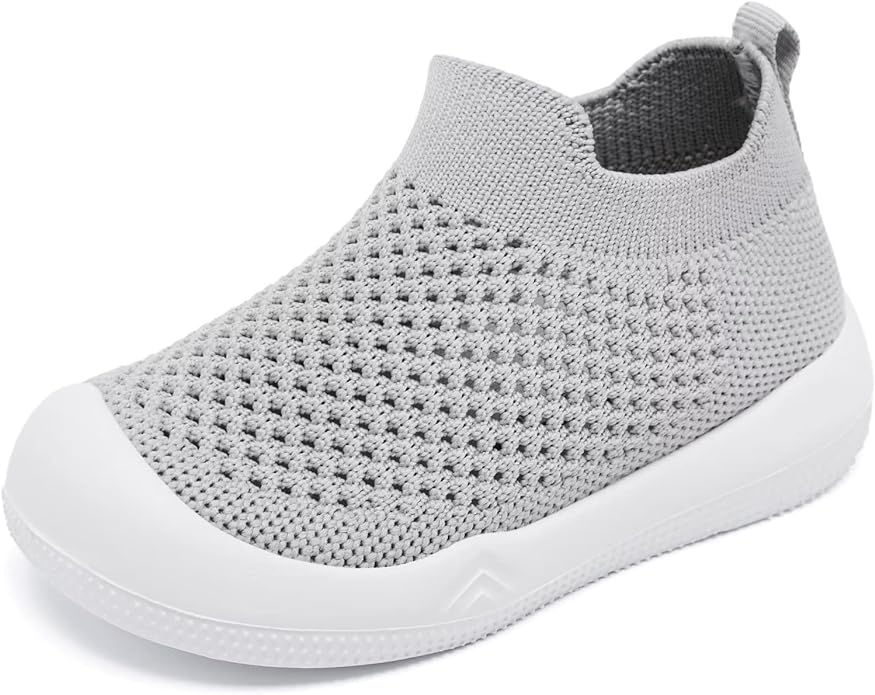 Eashi Baby Boy Girl Non-Skid Indoor Infant Walking Shoes Breathable Warm Elastic Sock Shoes with Memory Sole Protect Toes Outdoor Sneakers