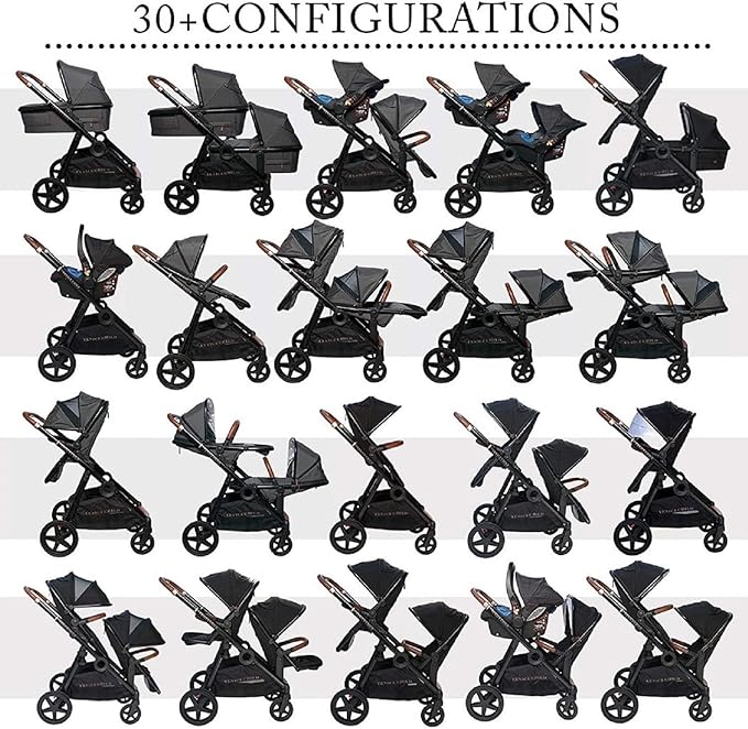 Venice Child Ventura Sit-n-Stand Convertible Stroller, Package 1