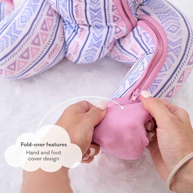 pureborn Baby Sleeper Viscose from Bamboo Zipper Footies 0-24 Months - Image 5