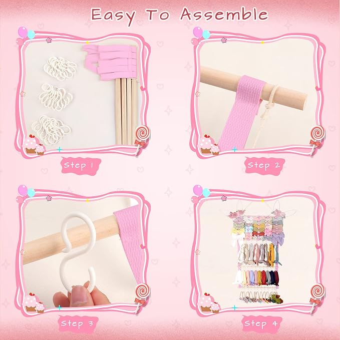 POVETIRE Headband Holder Hair Bows Organizer - Image 4