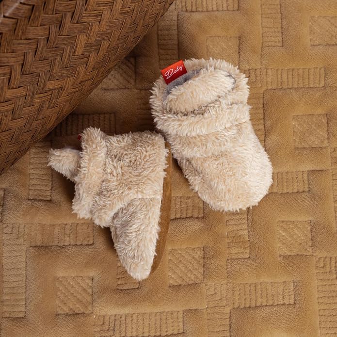 Sawimlgy Newborn Infant Baby Girl Boy Cotton Booties Stay On Sock Slippers Soft - Image 3