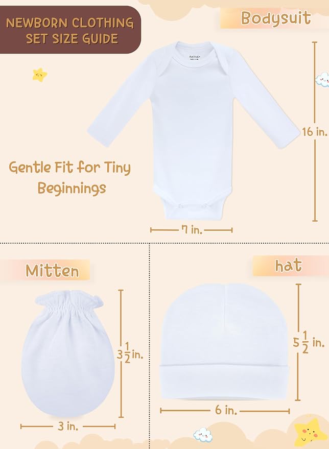 Baby Mittens No Scratch, Newborn Gloves 0-6M, Registry Essential - Image 2