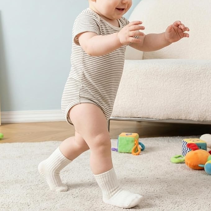 Toddler Grip Socks Non Slip Crew Socks Socks - Image 3