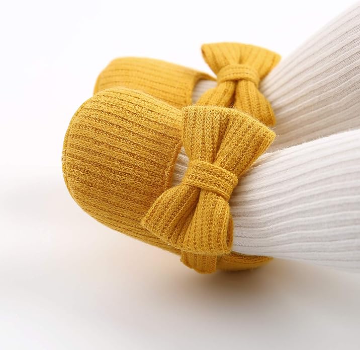 Ohwawadi Infant Baby Boys Girls Slippers Cozy Fleece Booties Soft Bottom Warm - Image 2