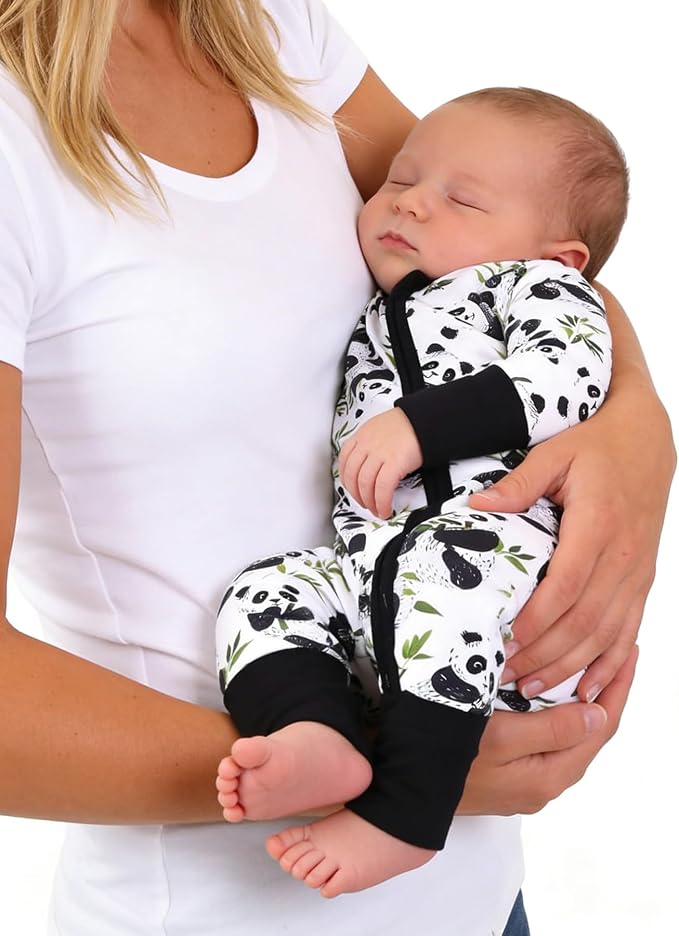 Baby Viscose of Bamboo Convertible Footie Pajamas - Image 2