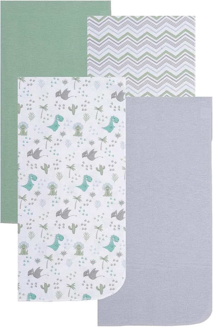 EVERYDAY KIDS 4 Pack Soft Flannel Receiving Blanket Set by EVERYDAYKIDS