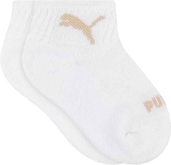 PUMA Unisex Baby 6-pack Infant Anklet Socks, Extra Cushion & Comfort-toe - Image 3