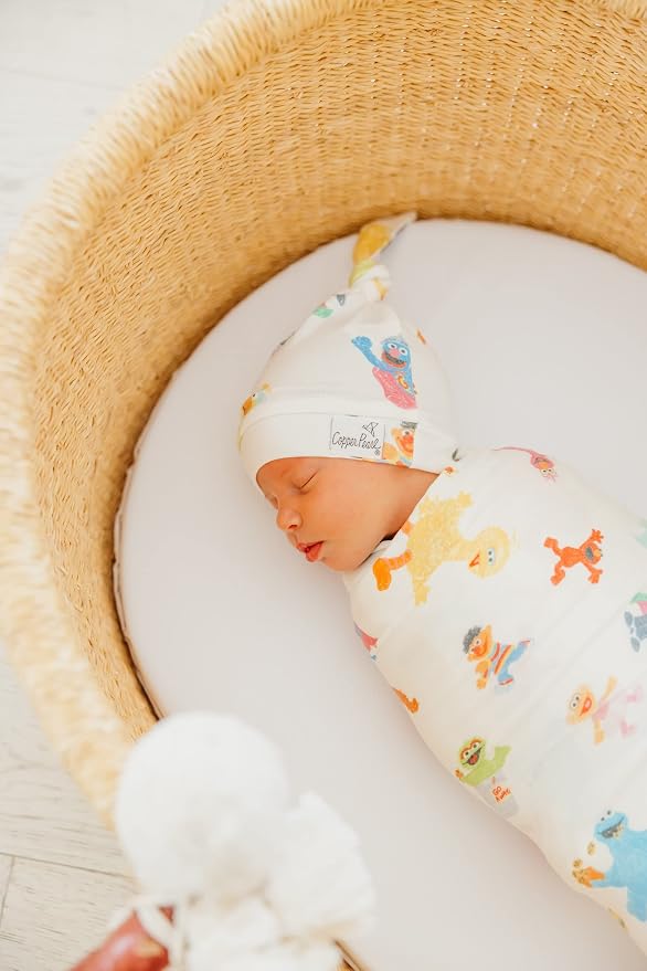Copper Pearl Swaddle Blankets for Newborns | Soft Stretchy Receiving Blankets - Image 4