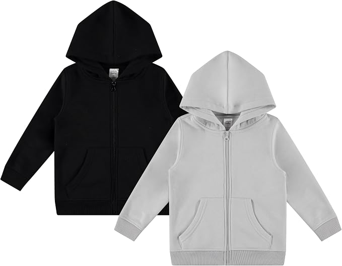 Cudlie 2-Pack Toddler Zip-Up Hoodies by Cudlie