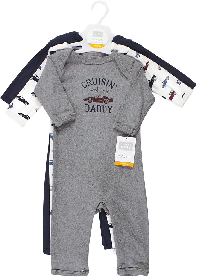 Hudson Baby unisex-child Cotton Coveralls - Image 2