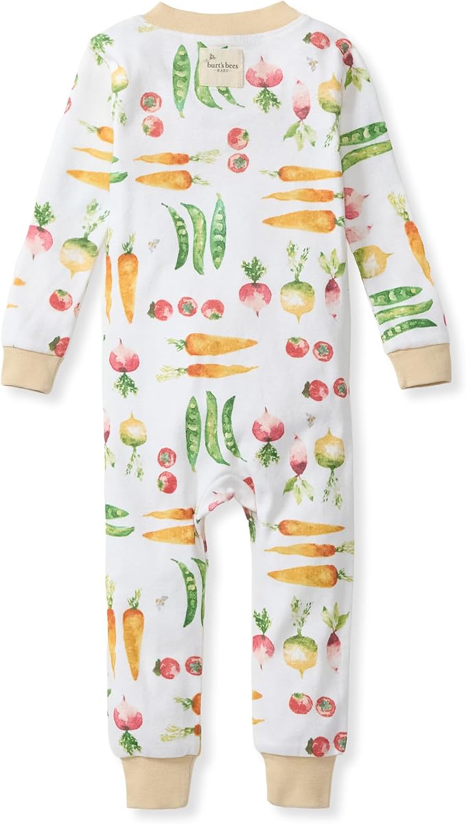 Burt's Bees Baby Unisex Footless Sleeper Pajama, 1-Pc Zip-Up Footie Pajama | - Image 2
