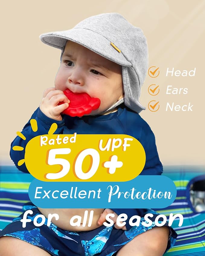 FURTALK Baby Sun Hat UPF 50+ UV Ray Sun Protection Cotton Toddler Hats - Image 5