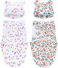 Dizila 2 Sets Adjustable Soft Cotton Blend Newborn Infant Baby Girl Receiving by Dizila