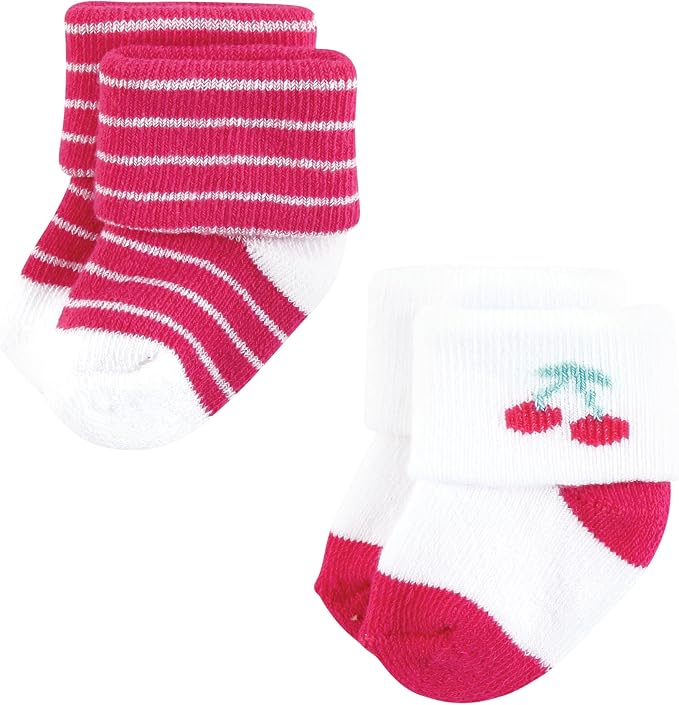 Hudson Baby Baby 8-pack Cotton Rich Newborn and Terry Socks - Image 5