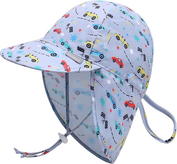 Duoyeree UPF 50+ Baby Sun Hat, Ear & Neck Protection by Duoyeree