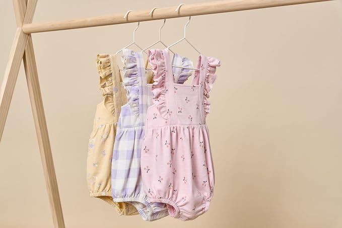 Modern Moments by Gerber Baby Girls' Sleeveless Romper - Image 4