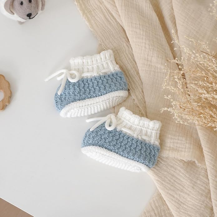 Baby Booties Knitted Newborn First Soft Sock | Crib Warm Shoes - Image 3