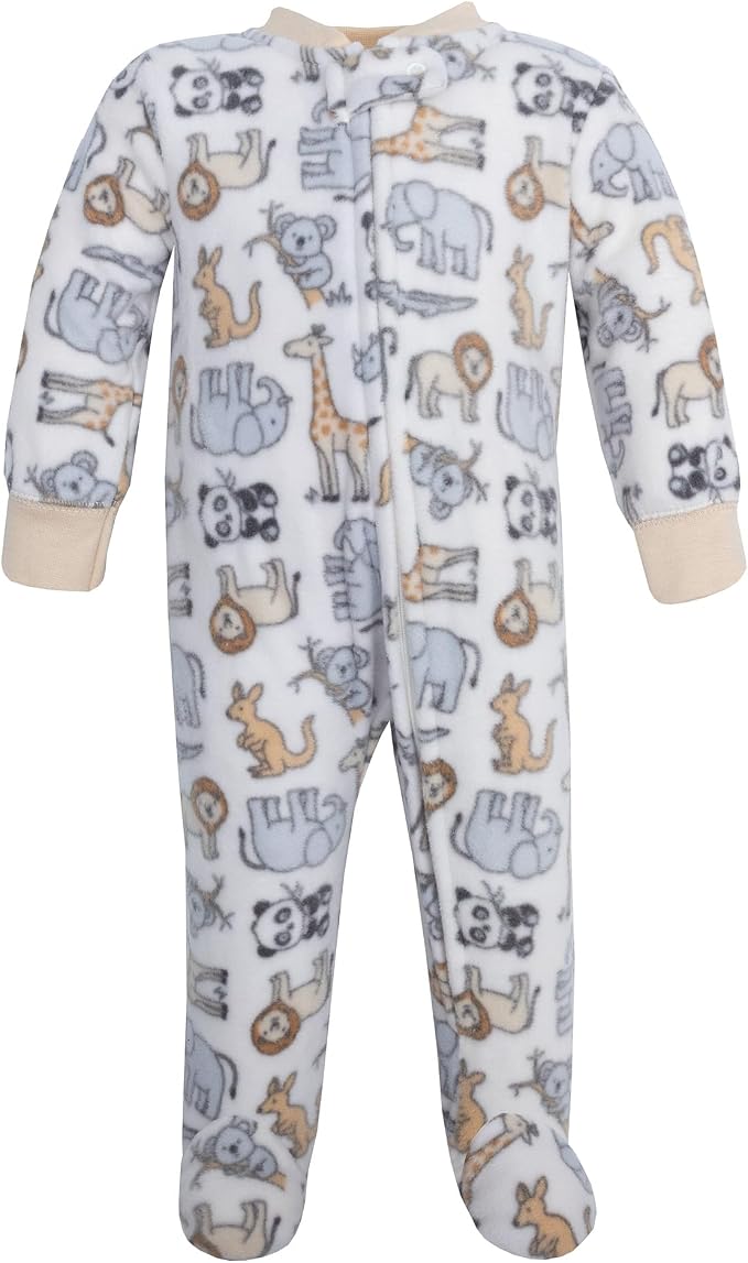 Hudson Baby Unisex Baby Fleece Sleep and Play - Image 3