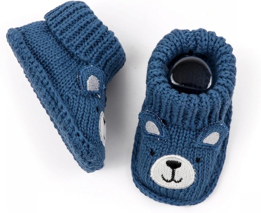 Infant Baby Boys Girls Knitted Booties Soft Cute First Walking Socks Shoes | by WaiHeikki