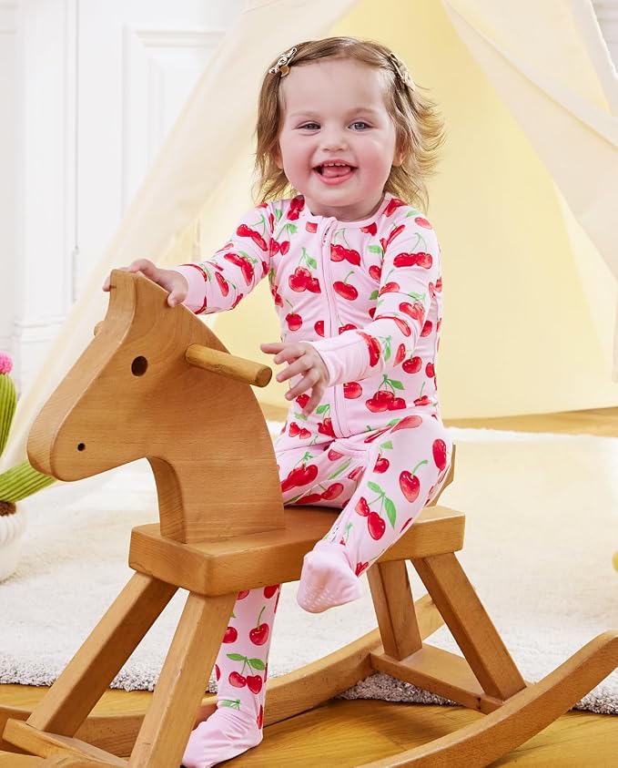 babee Reshinee Viscose derived from bamboo Baby Pajamas Convertible Footie - Image 7