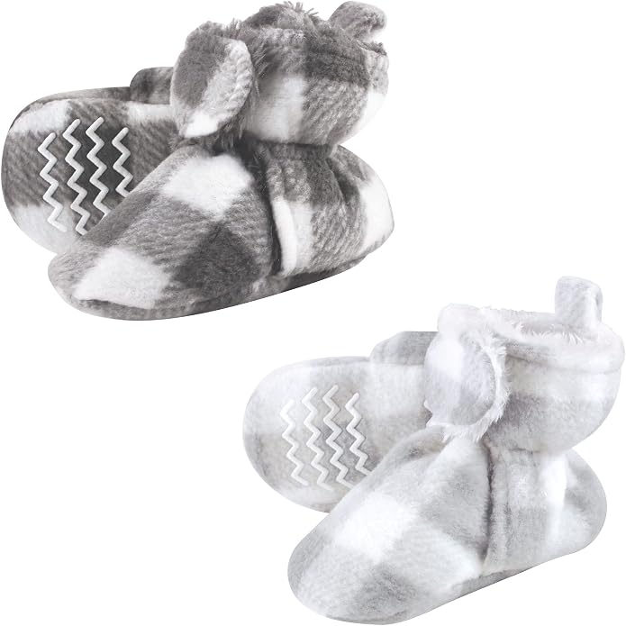 Hudson Baby Baby Animal Fleece Booties 2-pack by HudsonBaby