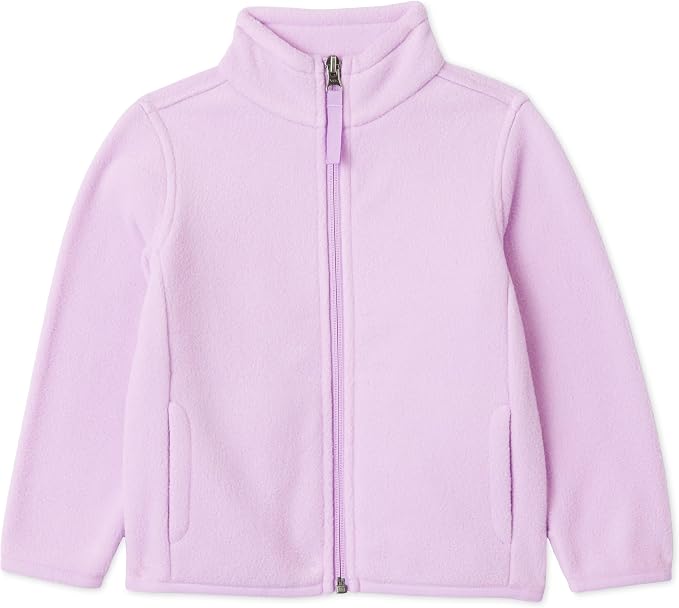 Amazon Essentials Unisex Kids' Polar Fleece Full-Zip Mock Jacket by AmazonEssentials