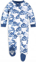 Burt's Bees Baby Boys' Organic Cotton, Sleep and Play Footed Pajamas | Easy zip by BurtsBeesBaby