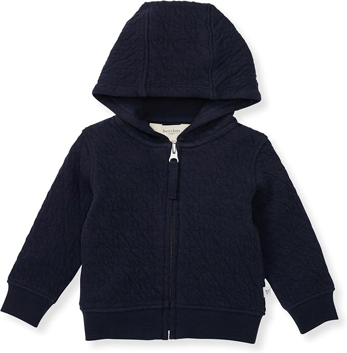 Burt's Bees Baby Unisex Jacket, Lightweight Zip-up Sweatshirt Hooded Coat or by BurtsBeesBaby