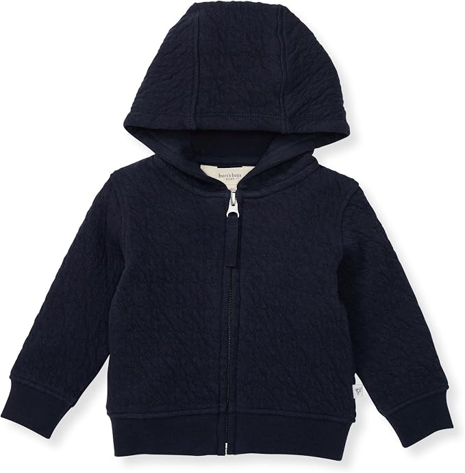 Burt's Bees Baby Unisex Jacket, Lightweight Zip-up Sweatshirt Hooded Coat or by BurtsBeesBaby