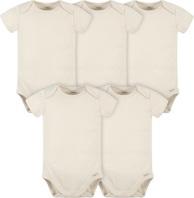 Gerber Baby Boys & Girls 5-Pack Premium Soft Cotton Bodysuits Onesies by Gerber