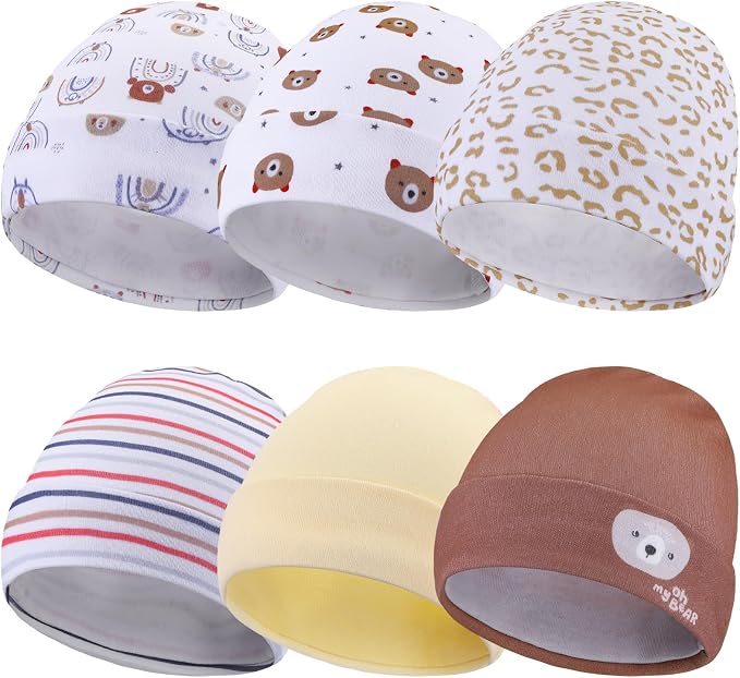 Newcotte 6 Preemie Hats by Newcotte