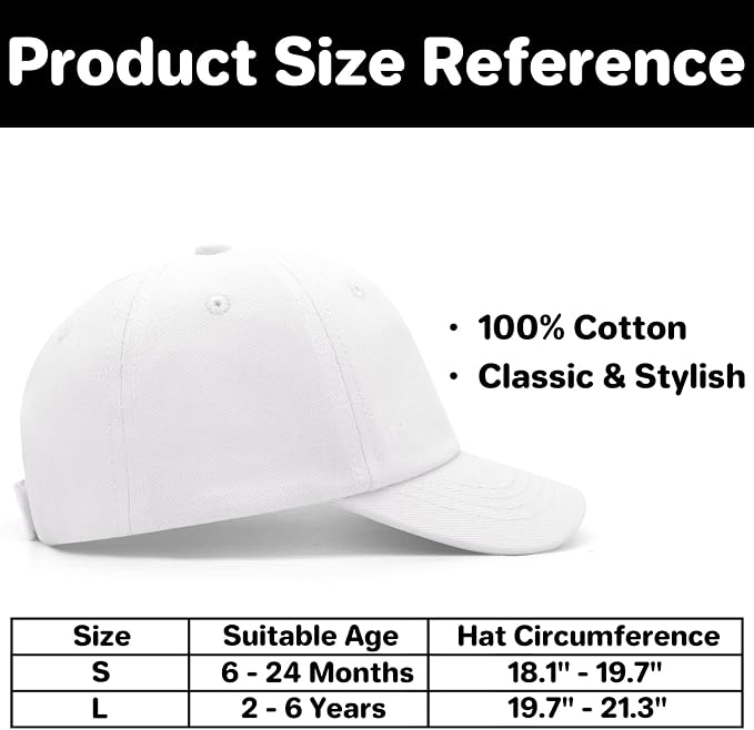 qikqik Baby Baseball Cap Toddler Baseball Hat Baby Ball Cap Toddler Hats - Image 6