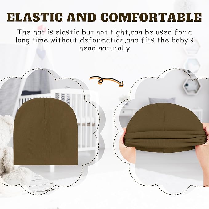 Century Star Baby Beanie Hats Newborn Infant Toddler Beanies - Image 3