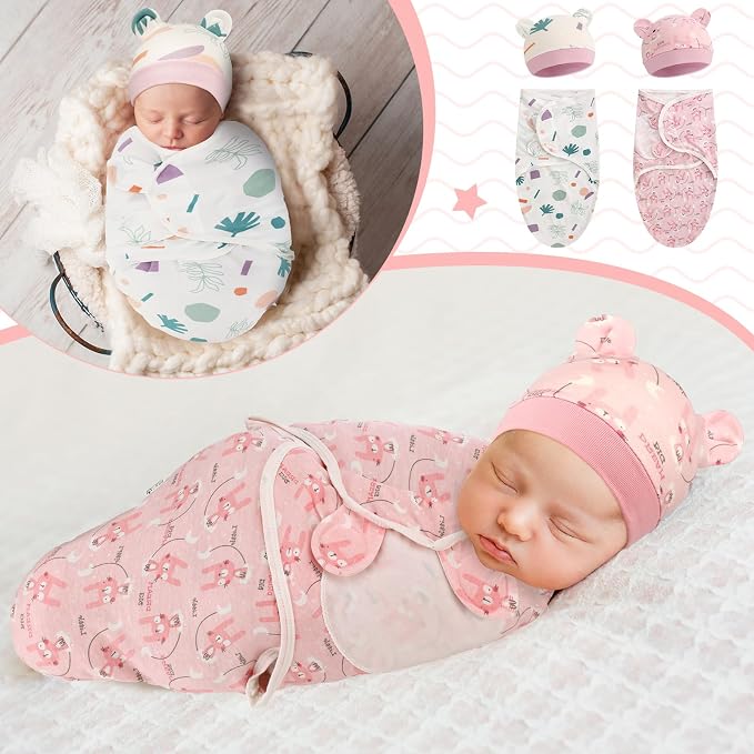 Buryeah 4 Pack Swaddle Blanket Wrap - Image 5
