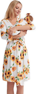 Galabloomer Maternity Robe and Receiving Blanket, Matching Mommy Labor Robe | by Galabloomer