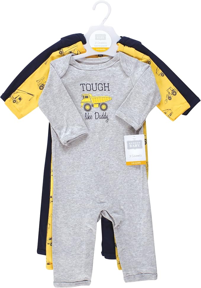 Hudson Baby unisex-child Cotton Coveralls - Image 2