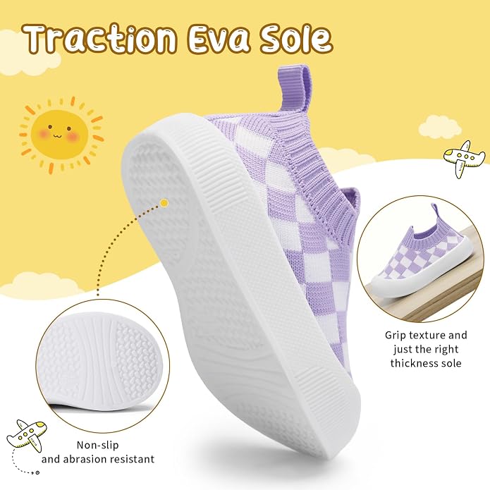 BACSAC Baby Toddler Unisex Infant Shoes Boys Girls Beige Mesh Breathable - Image 2