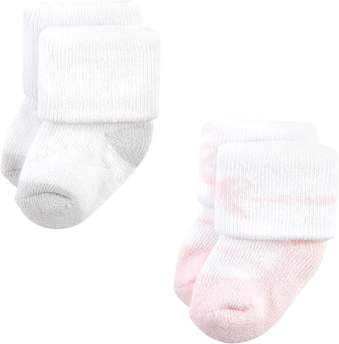Hudson Baby Baby 8-pack Cotton Rich Newborn and Terry Socks - Image 6