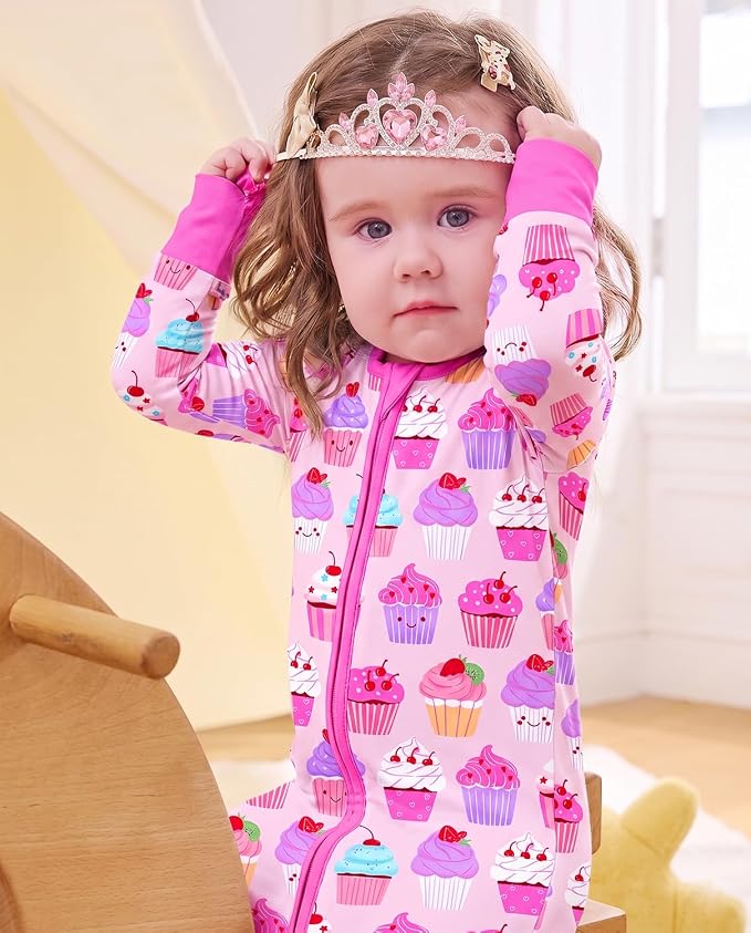 babee Reshinee Viscose derived from bamboo Baby Pajamas Convertible Footie - Image 4
