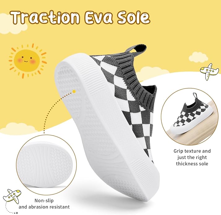 BACSAC Baby Toddler Unisex Infant Shoes Boys Girls Beige Mesh Breathable - Image 2
