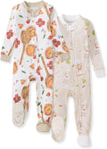 Burt's Bees Baby Boys Organic Cotton, Snug Fit Footed Sleeper Pajamas | by BurtsBeesBaby