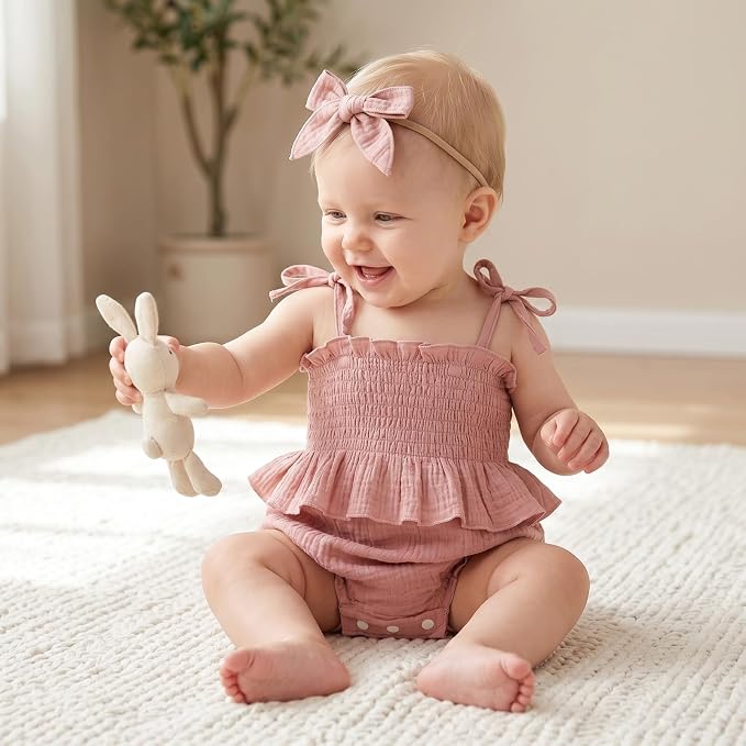 Baby Girl Romper Ruffle Newborn Girl Bodysuit Jumpsuit Baby Girl Clothes Outfit - Image 2